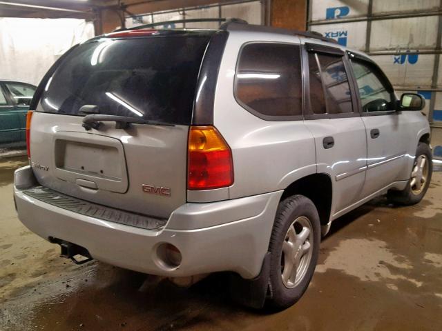 1GKDT13S782133354 - 2008 GMC ENVOY SILVER photo 4