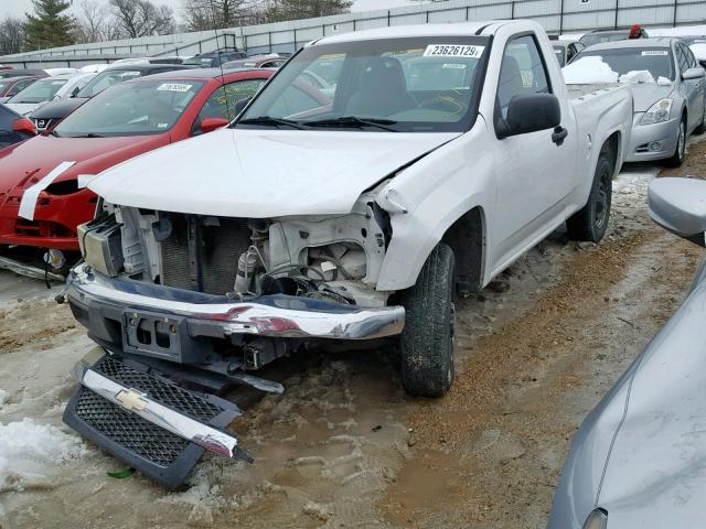 1GCCS146158102895 - 2005 CHEVROLET COLORADO WHITE photo 2