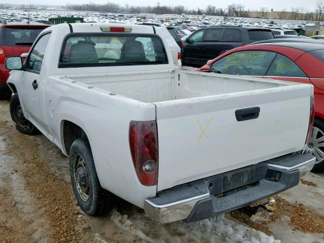 1GCCS146158102895 - 2005 CHEVROLET COLORADO WHITE photo 3