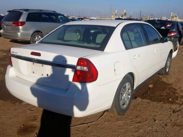 1G1ZS58F47F292761 - 2007 CHEVROLET MALIBU LS თეთრი ფოტო 4