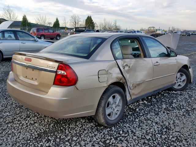 1G1ZT52815F251783 - 2005 CHEVROLET MALIBU LS ოქროსფერი ფოტო 4