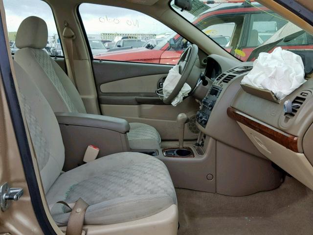 1G1ZT52815F251783 - 2005 CHEVROLET MALIBU LS ოქროსფერი ფოტო 5