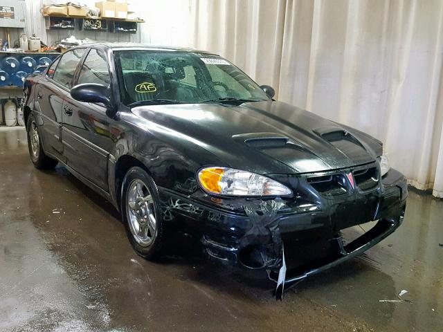 1G2NW52E84C129106 - 2004 PONTIAC GRAND AM G BLACK photo 1