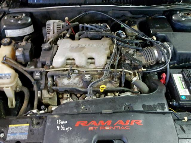 1G2NW52E84C129106 - 2004 PONTIAC GRAND AM G BLACK photo 7