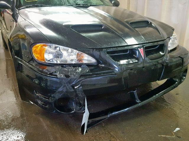 1G2NW52E84C129106 - 2004 PONTIAC GRAND AM G BLACK photo 9