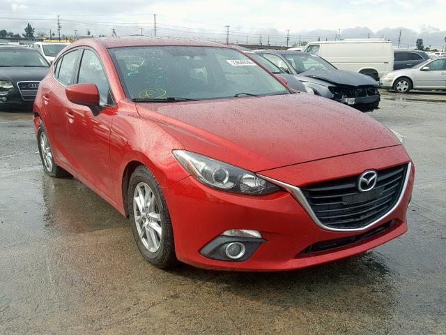 JM1BM1L78E1182060 - 2014 MAZDA 3 TOURING RED photo 1