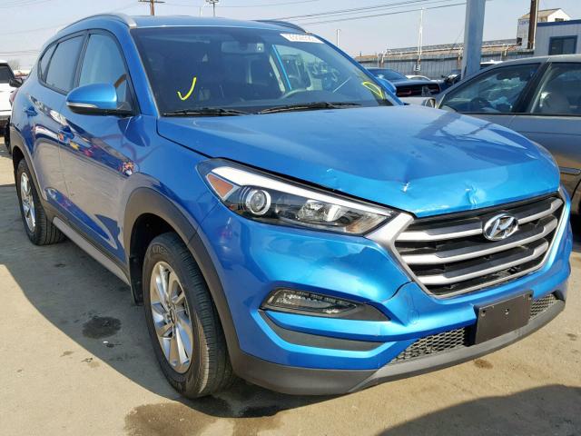 KM8J33A48HU410527 - 2017 HYUNDAI TUCSON LIM BLUE photo 1