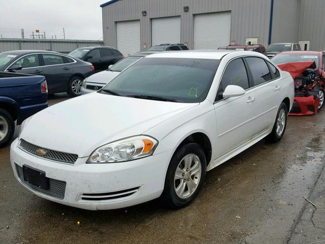 2G1WA5E36E1118985 - 2014 CHEVROLET IMPALA LIM WHITE photo 2