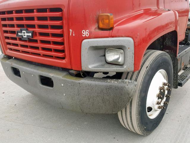 1GBP7C1B67F421759 - 2007 CHEVROLET C7500 C7C0 RED photo 9