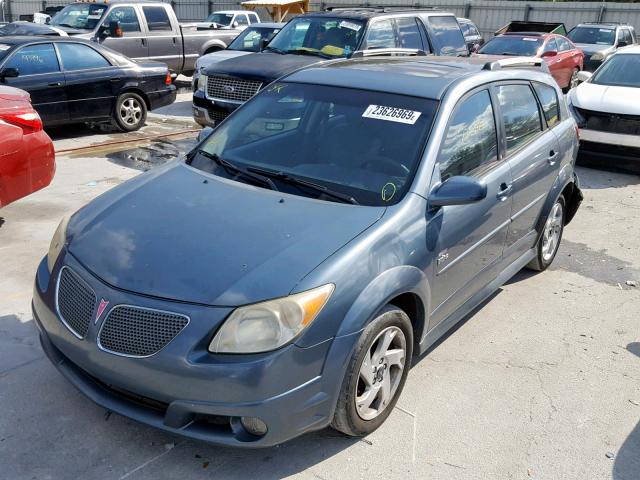 5Y2SL65866Z443341 - 2006 PONTIAC VIBE BLUE photo 2