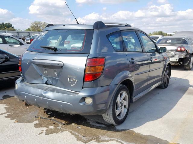 5Y2SL65866Z443341 - 2006 PONTIAC VIBE BLUE photo 4