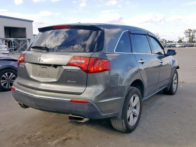 2HNYD2H65AH506006 - 2010 ACURA MDX TECHNO ვერცხლისფერი ფოტო 4