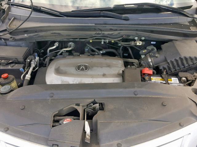 2HNYD2H65AH506006 - 2010 ACURA MDX TECHNO ვერცხლისფერი ფოტო 7