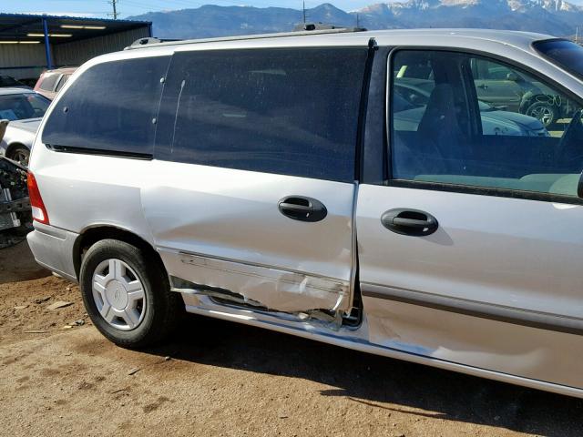 2FMZA51421BA15324 - 2001 FORD WINDSTAR L SILVER photo 9