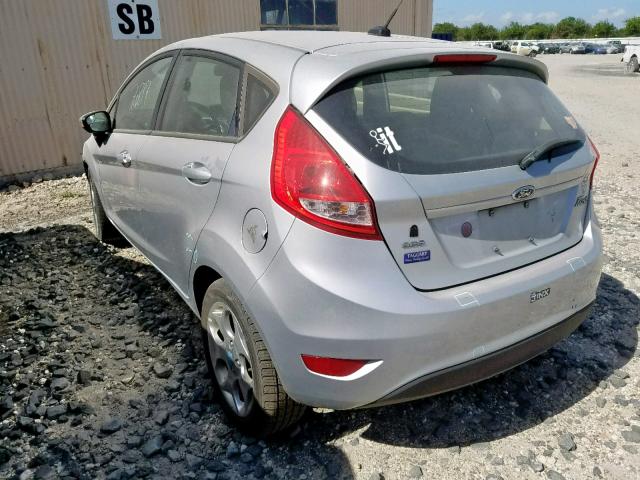 3FADP4FJXCM171673 - 2012 FORD FIESTA SES SILVER photo 3