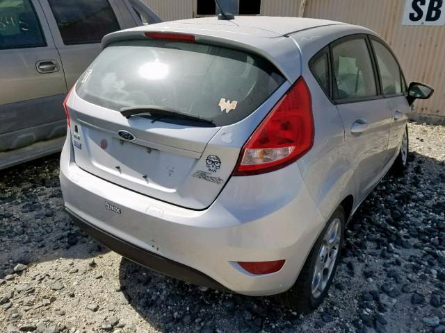 3FADP4FJXCM171673 - 2012 FORD FIESTA SES SILVER photo 4