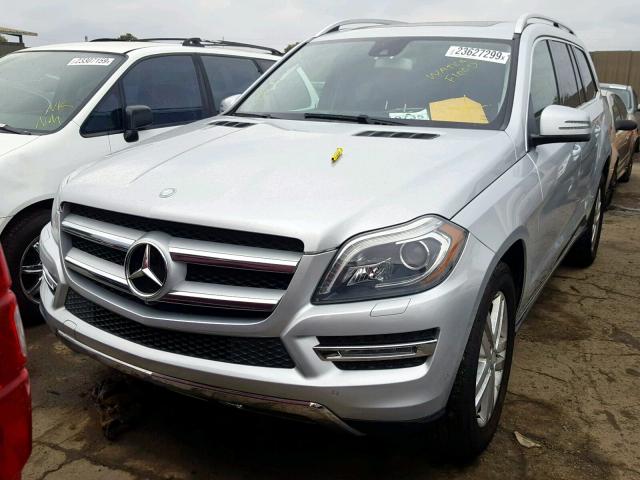 4JGDF6EE8FA465907 - 2015 MERCEDES-BENZ GL 450 4MA SILVER photo 2