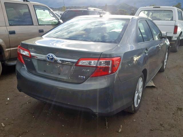 4T1BD1FK8CU028519 - 2012 TOYOTA CAMRY HYBR GREEN photo 4