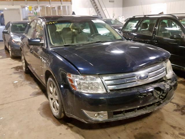 1FAHP24W18G181272 - 2008 FORD TAURUS SEL BLUE photo 1