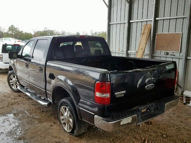 1FTPW14555KD60627 - 2005 FORD F150 SUPER BLACK photo 3