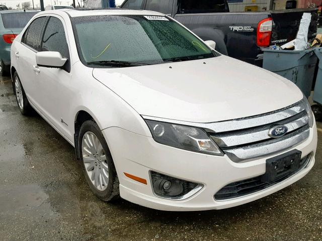 3FADP0L33BR184801 - 2011 FORD FUSION HYB WHITE photo 1