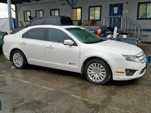 3FADP0L33BR184801 - 2011 FORD FUSION HYB WHITE photo 9