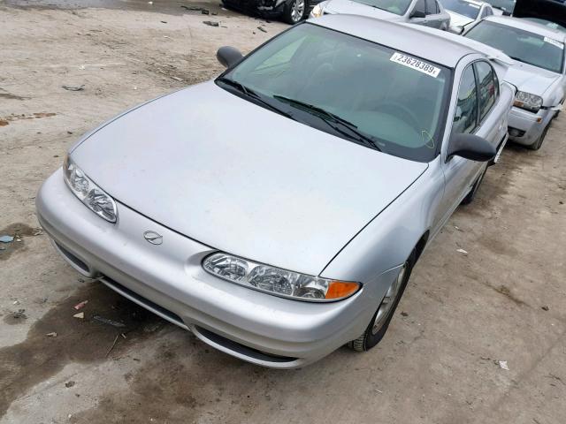 1G3NL52E34C161157 - 2004 OLDSMOBILE ALERO GL SILVER photo 2