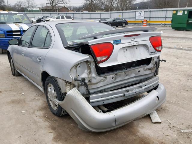 1G3NL52E34C161157 - 2004 OLDSMOBILE ALERO GL SILVER photo 3