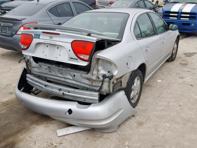 1G3NL52E34C161157 - 2004 OLDSMOBILE ALERO GL SILVER photo 4