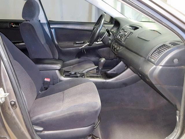 4T1BE32K04U839523 - 2004 TOYOTA CAMRY LE GRAY photo 5