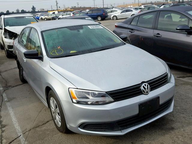 3VW2K7AJXDM411991 - 2013 VOLKSWAGEN JETTA BASE 银色 照片 1