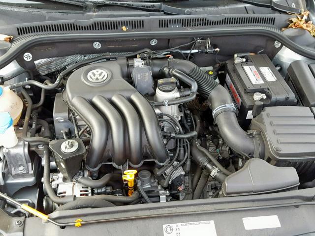 3VW2K7AJXDM411991 - 2013 VOLKSWAGEN JETTA BASE 银色 照片 7