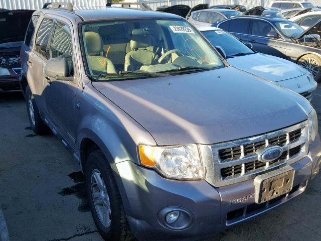 1FMCU59H48KD00515 - 2008 FORD ESCAPE HEV GRAY photo 1