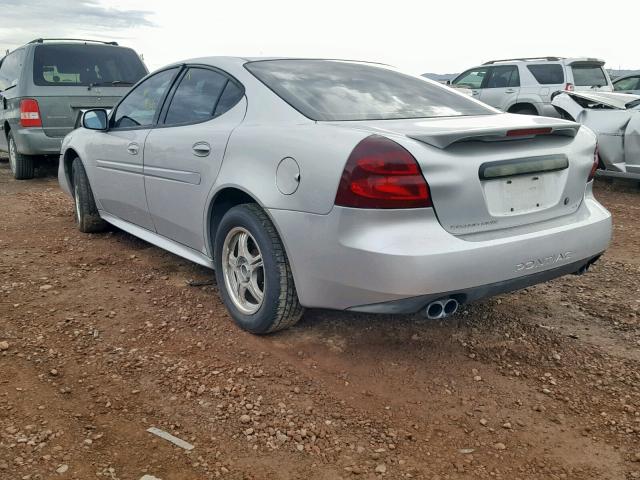 2G2WS522341312795 - 2004 PONTIAC GRAND PRIX SILVER photo 3