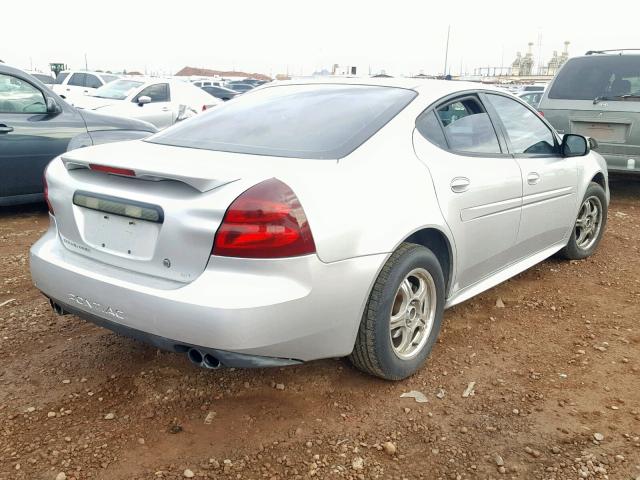 2G2WS522341312795 - 2004 PONTIAC GRAND PRIX SILVER photo 4