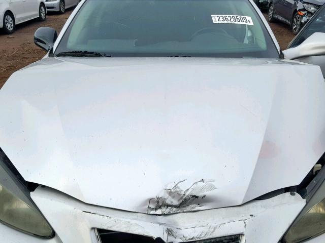 2G2WS522341312795 - 2004 PONTIAC GRAND PRIX SILVER photo 7