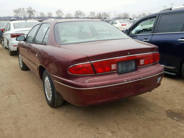 2G4WY52M6W1423951 - 1998 BUICK CENTURY LI BURGUNDY photo 3