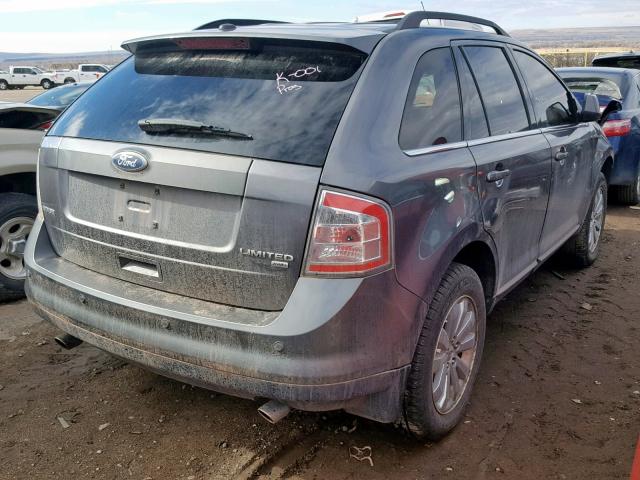 2FMDK4KC2ABB45661 - 2010 FORD EDGE LIMIT GRAY photo 4