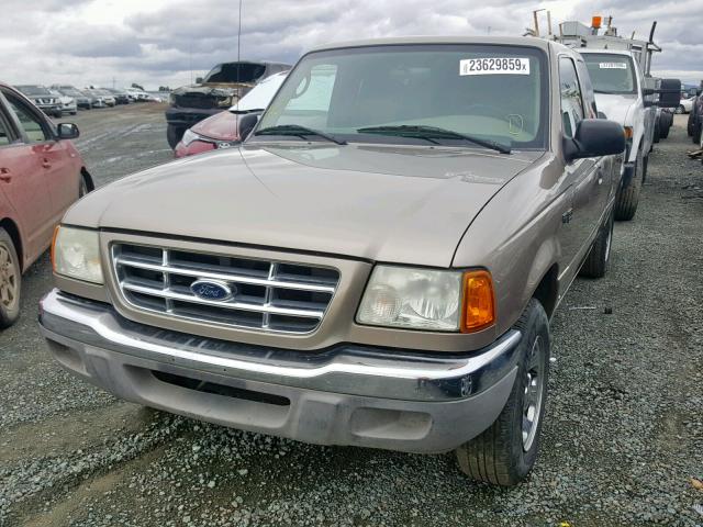 1FTYR44UX3PB75140 - 2003 FORD RANGER SUP GOLD photo 2