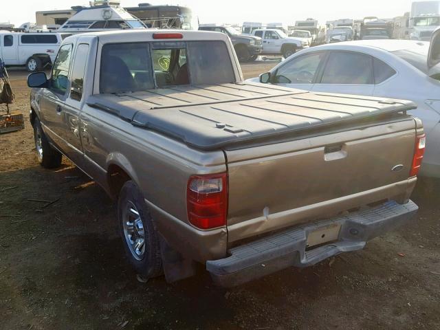 1FTYR44UX3PB75140 - 2003 FORD RANGER SUP GOLD photo 3