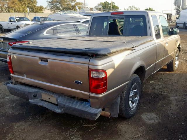 1FTYR44UX3PB75140 - 2003 FORD RANGER SUP GOLD photo 4