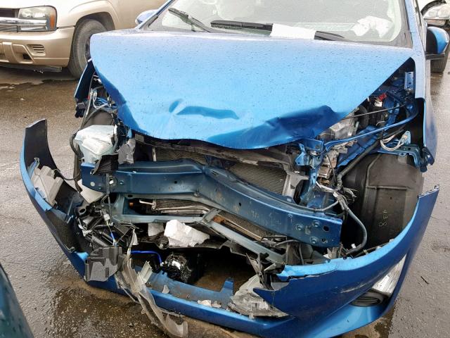 JTDKDTB3XF1587249 - 2015 TOYOTA PRIUS C 蓝色 照片 9