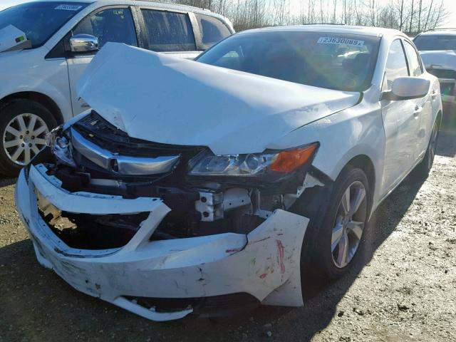 19VDE1F3XEE002176 - 2014 ACURA ILX 20 WHITE photo 2