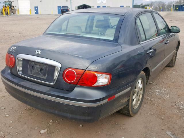 KNALD124445038764 - 2004 KIA AMANTI GRAY photo 4