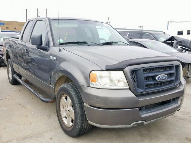 1FTRX12W45NA09515 - 2005 FORD F150 GRAY photo 1