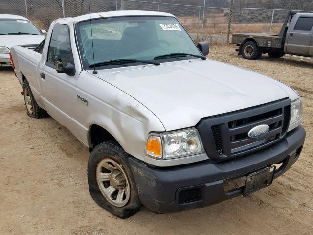 1FTYR10D87PA57209 - 2007 FORD RANGER SILVER photo 1