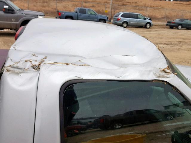 1FTYR10D87PA57209 - 2007 FORD RANGER SILVER photo 9