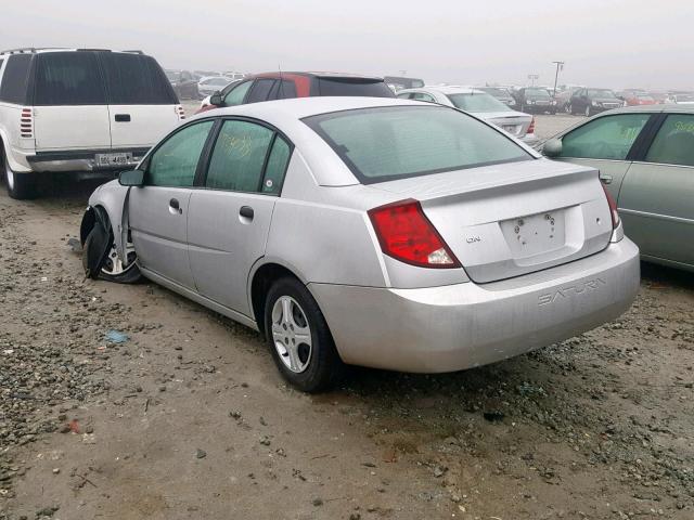 1G8AG52F54Z161230 - 2004 SATURN ION LEVEL SILVER photo 3