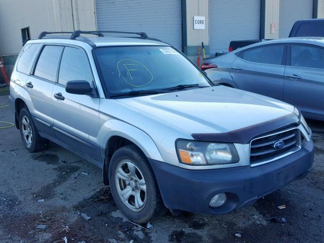 JF1SG63674H737104 - 2004 SUBARU FORESTER 2 SILVER photo 1