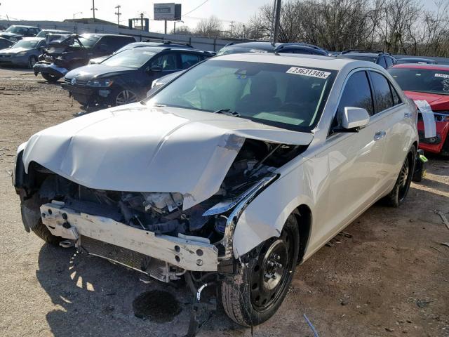 1G6AB5SX2E0169842 - 2014 CADILLAC ATS LUXURY WHITE photo 2